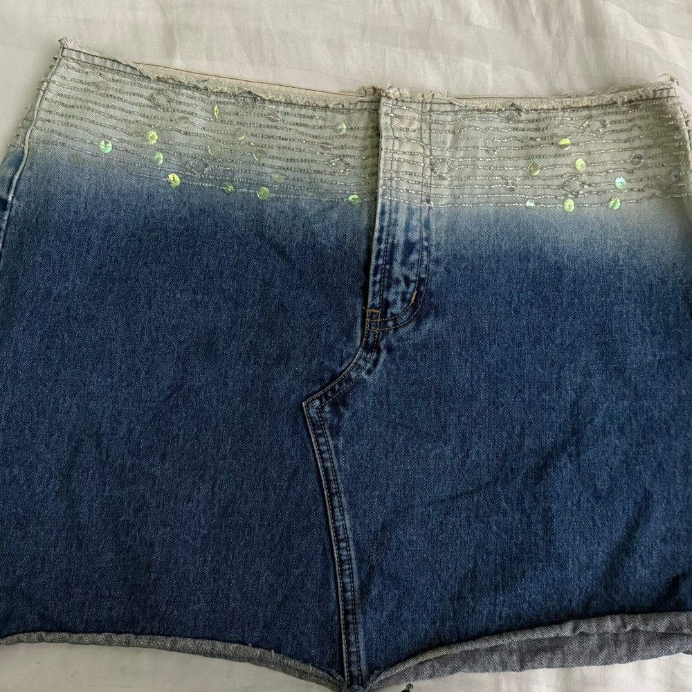 Vintage Y2K Express Jean Skirt